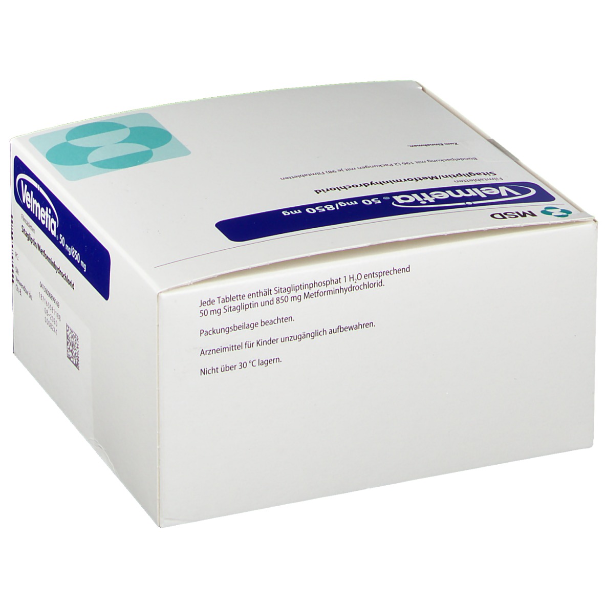 Velmetia® 50 mg/850 mg Filmtabletten 196 St - shop-apotheke.com