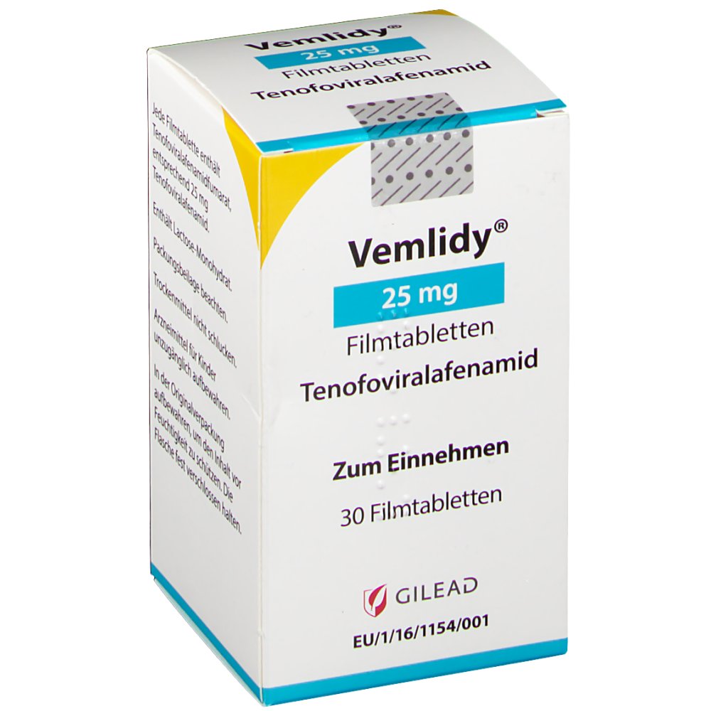 VEMLIDY 25 mg Filmtabletten 30 St - shop-apotheke.com