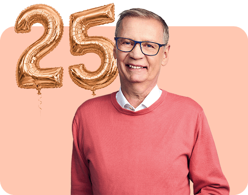 25 Jahre Shop Apotheke: Feiern und sparen Sie mit.