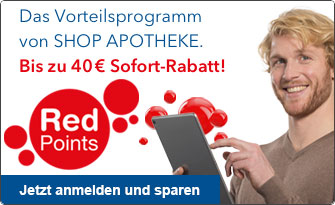 Das Vorteilsprogramm von SHOP APOTHEKE. Bis zu 40€ Sofort-Rabatt!