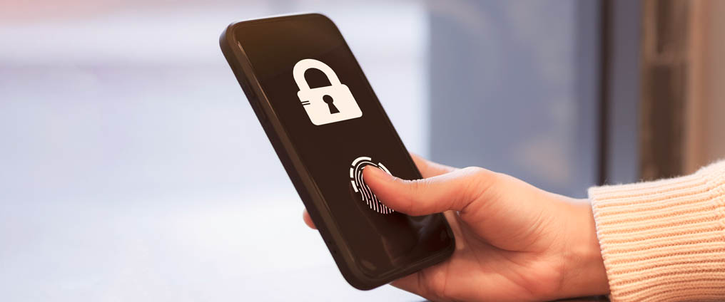 Smartphone gesperrt.