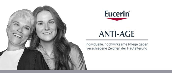 Eucerin Anti-Age – Individuelle, hochwirksame Pflege gegen verschiedene Zeichen der Hautalterung