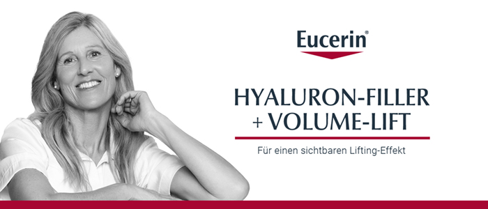 Eucerin Hyaluron-Filler + Volume-Lift: Für einen sichtbaren Lifting-Effekt.