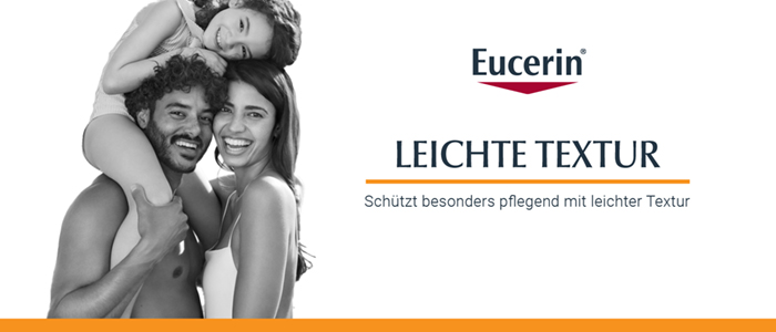 Eucerin Leichte Textur: Schützt besonders pflegend mit leichter textur.