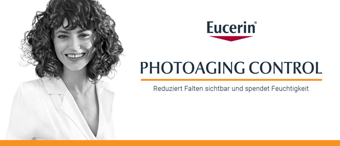 Eucerin Photoaging Control: Reduziert Falten sichtbar und spendet Feuchtigkeit.