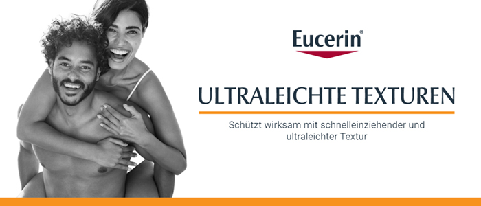 Eucerin Ultraleichte Texturen: Schützt wirksam mit schnelleinziehender und ultraleichter Textur.