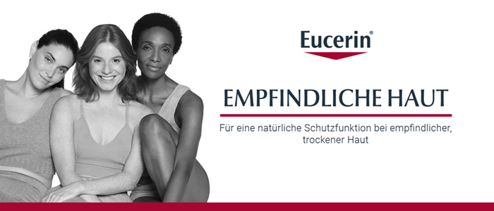Eucerin Empfindliche Haut – Für eine natürliche Schutzfunktion bei empfindlicher, trockener Haut.