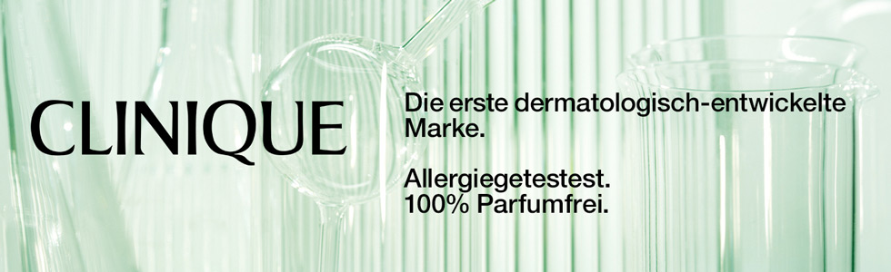 Clinique – Allergiegetestet. 100% parfümfrei. Einfach. Sicher. Wirksam.