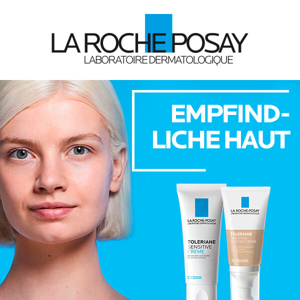 La Roche Posay: Empfindliche Haut Produkte. Toleriane Sensitive Creme, Toleriane Sensitive Le Teint Creme.