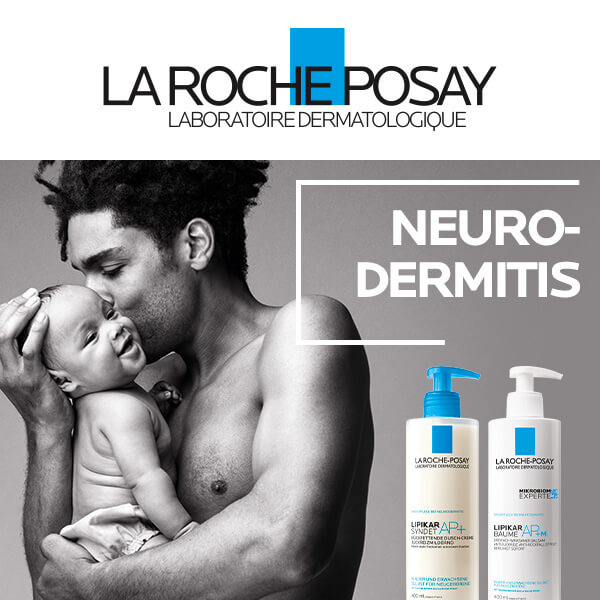 La Roche Posay: Neurodermitis Produkte. Lipikar Syndet AP+ & Lipikar Baume AP+M.