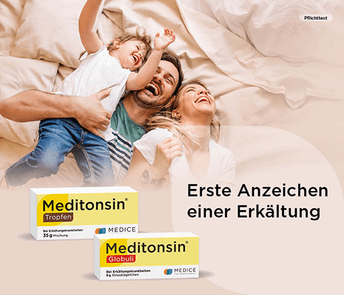 Erste Anzeichen einer Erkältung