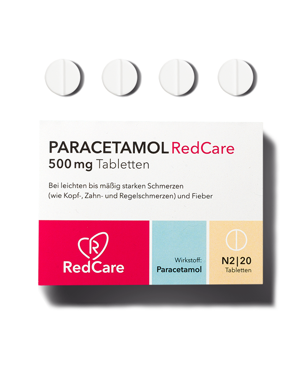 PARACETAMOL RedCare 500mg Tabletten