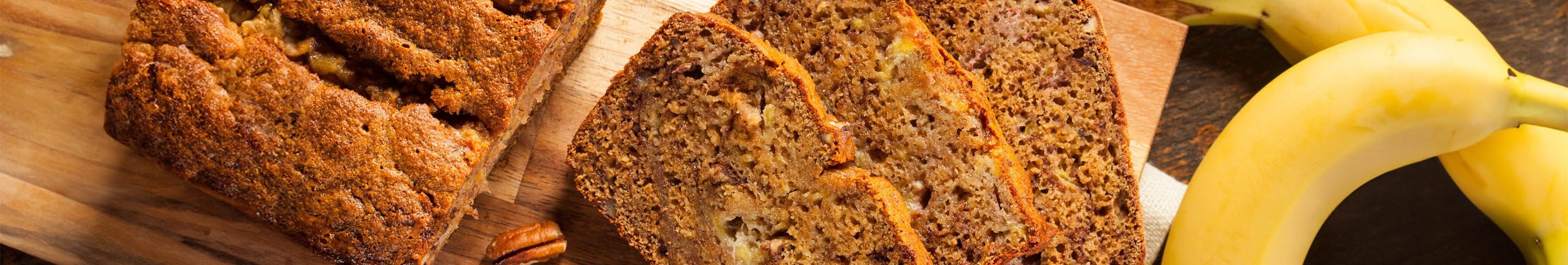 Rezeptseite zum Thema Bananenbrot