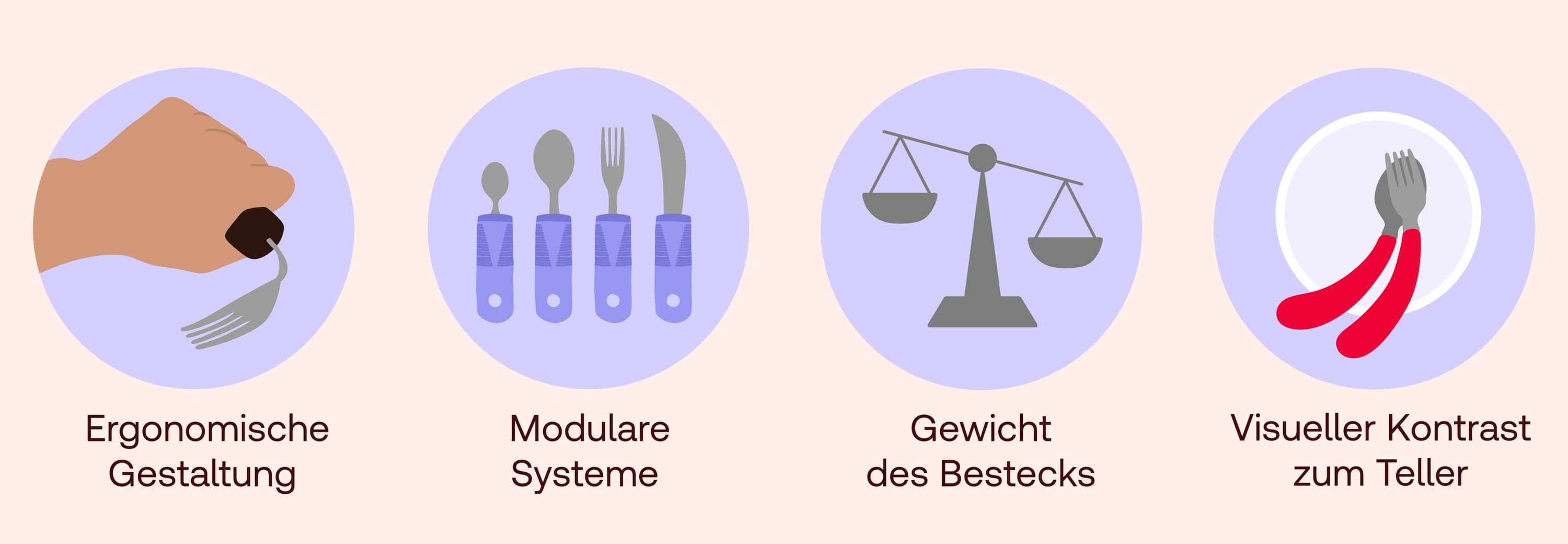 Kriterien für Seniorenbesteck