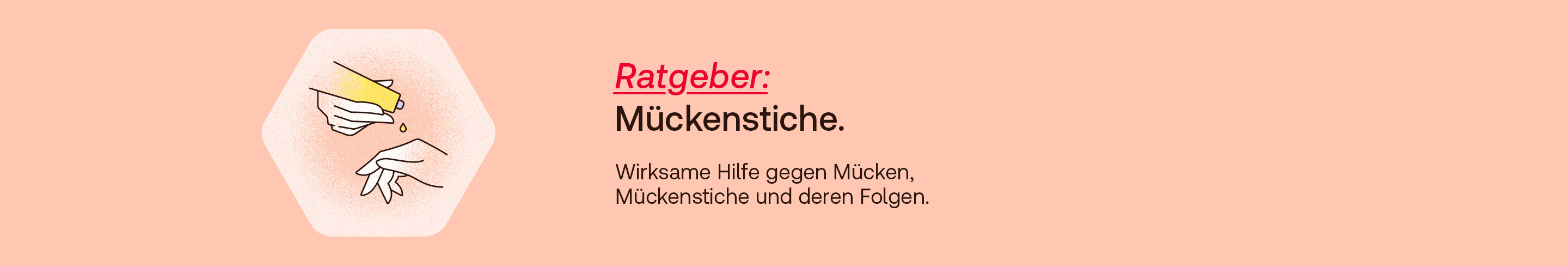 Was hilft bei einem Mückenstich?