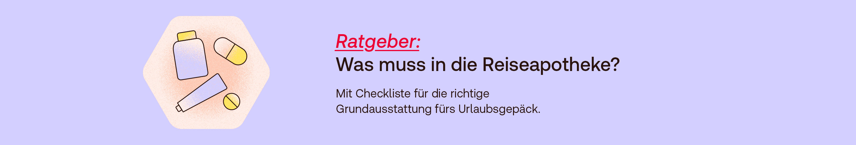 Reiseapotheke Ratgeber