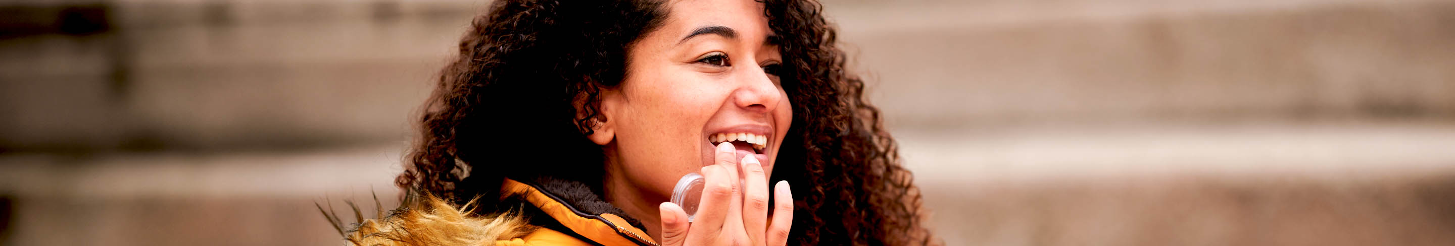 Trockene Lippen Banner