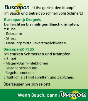 Wenn Bauch, dann Buscopan