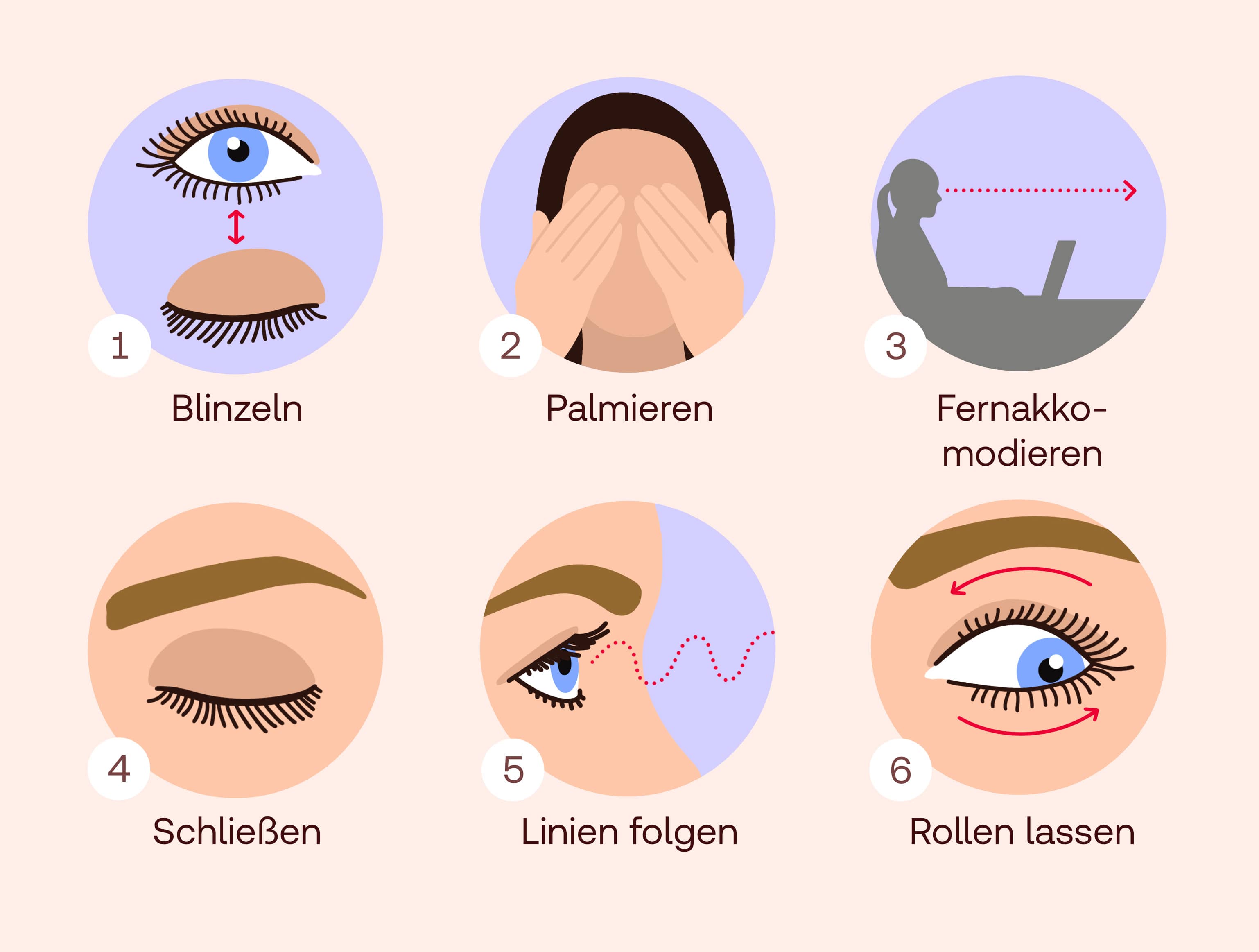 Augentraining Übungen