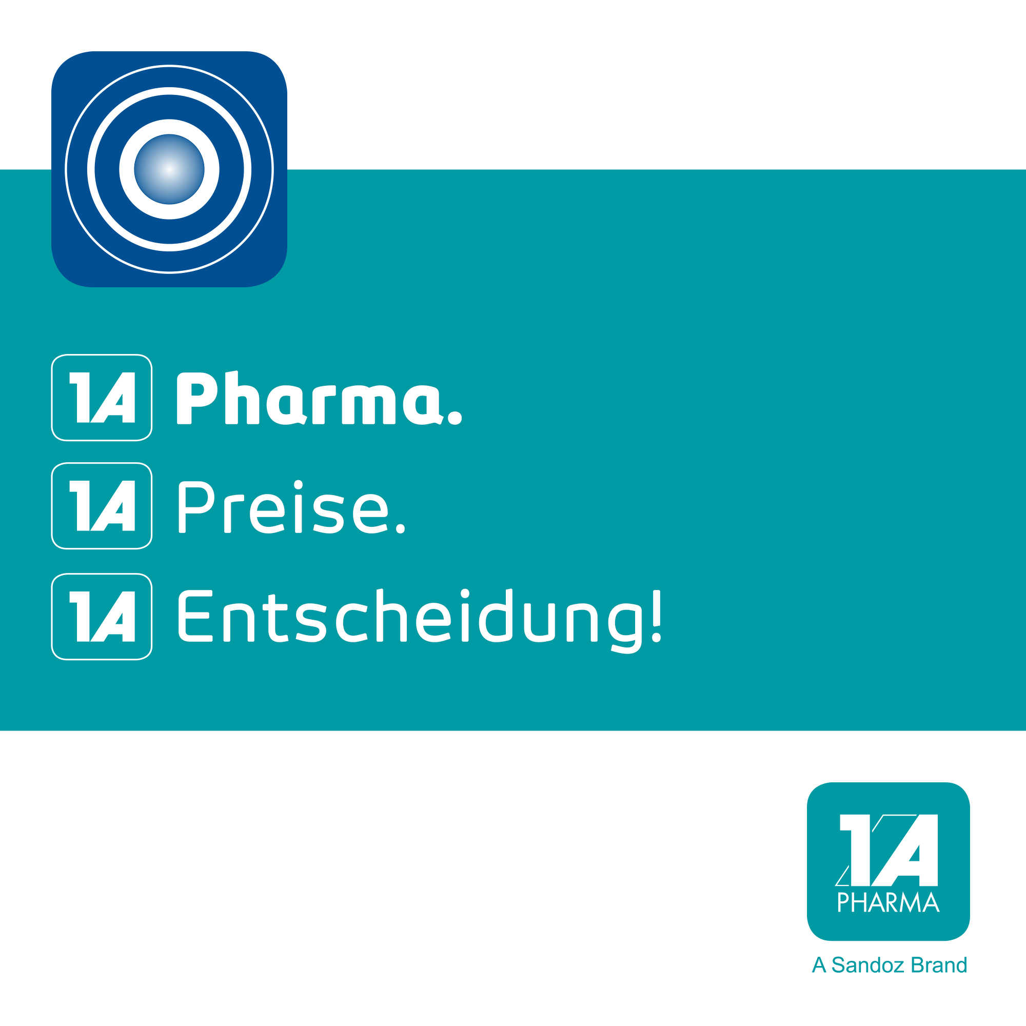 Familie steht auf einer Wiese. Sie lachen und haben Spaß.