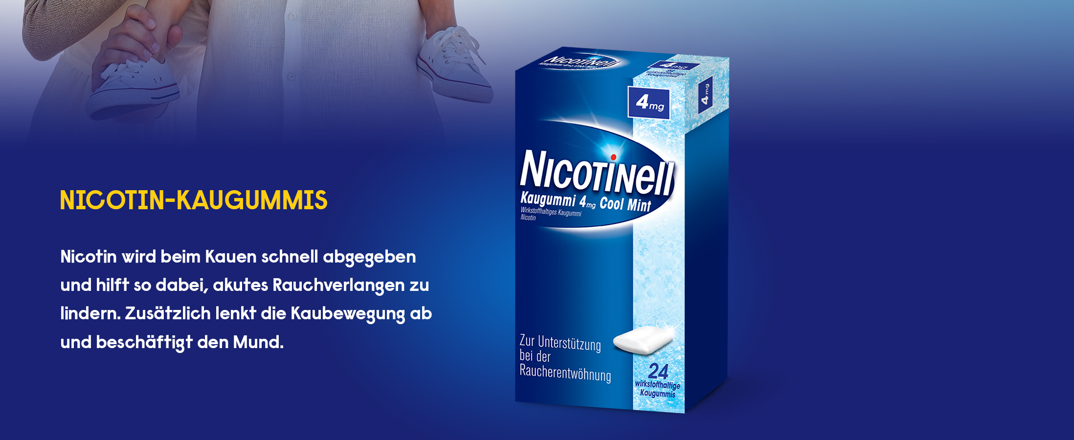 Nicotinell Lutschtabletten 2 mg Mini zur Unterstützung bei der Raucherentwöhnung.