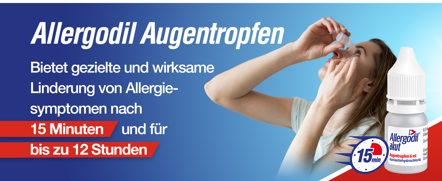 Mann reibt sich das juckende Auge, Schnelle Linderung bei Heuschnupfen.