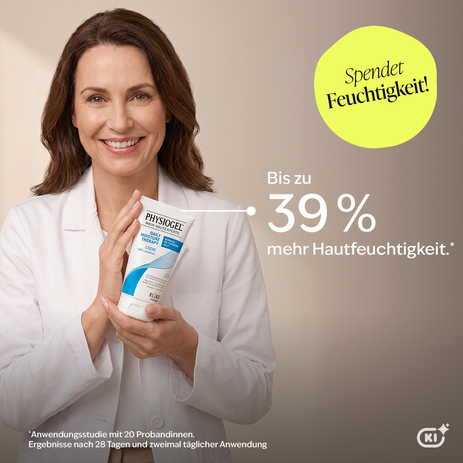 Dermatologische Expertise und studienbasierte Produkte: PHYSIOGEL für gesunde Haut.