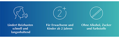Frau atmet tief durch mit Sedotussin Hustenstiller Packung.