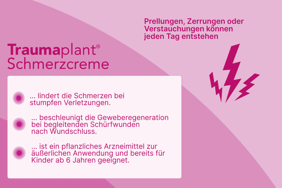 Traumaplant Schmerzcreme: 3 Größen - 50g, 100g, 150g.