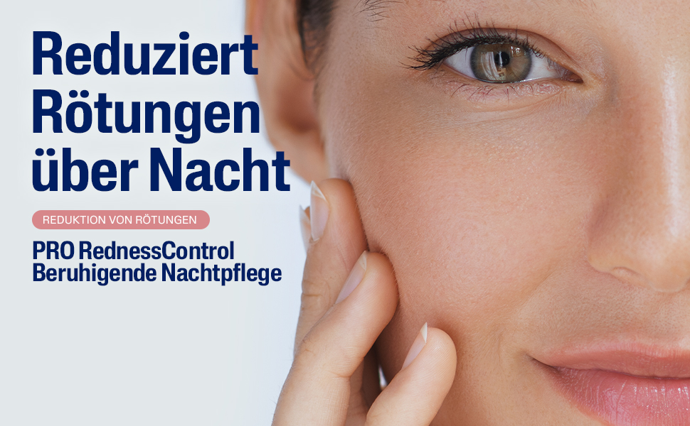 Frau mit geröteter Haut, die durch Cetaphil PRO Redness Control reduziert wird.