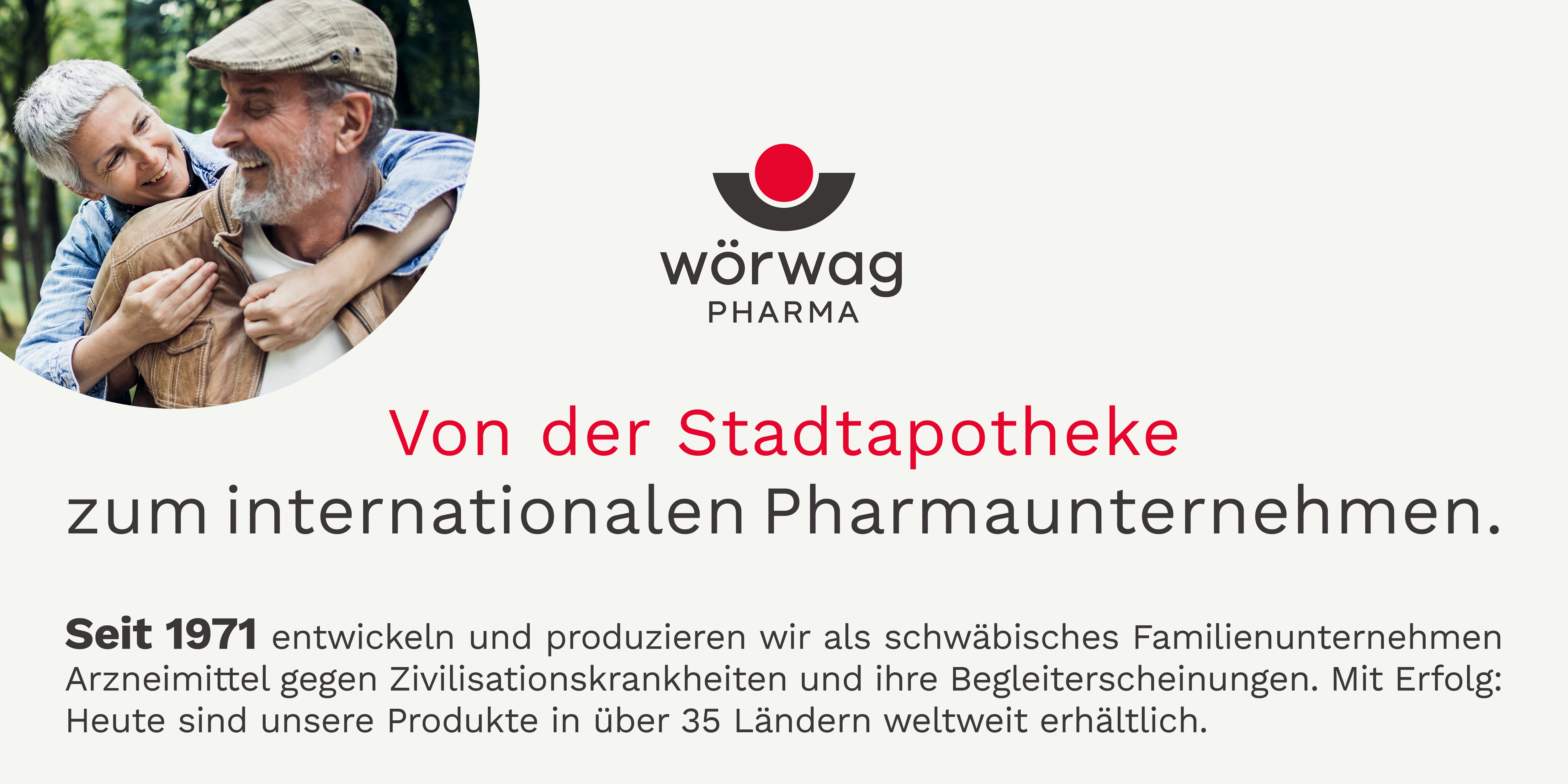 ReDia®-Box. Rote und weiße Verpackung mit Produktnamen und Text. Enthält 30 Beutel. Wörwag Pharma Logo.