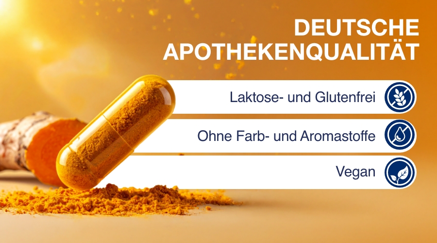 Grafik mit blauem Mann. Text: Intelligente Mikronährstoff-Ergänzung. Knorpelfunktion, Knochenfunktion, Muskelfunktion.