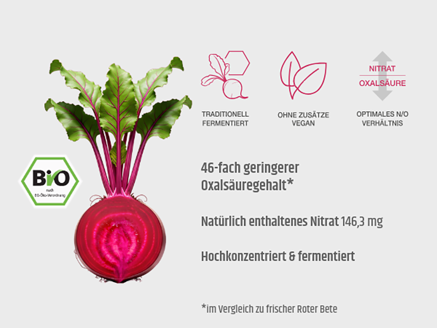Grafik: Pre-Workout Routine für Aktive. Text: Klassik-Mix, Power-Smoothie, Wellness-Shot. Made in Germany.