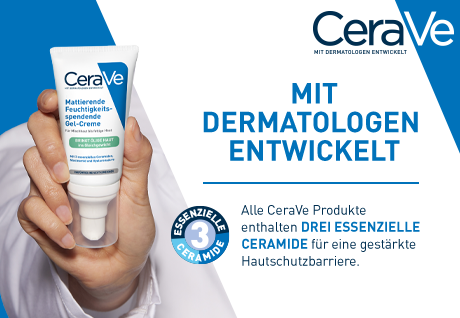 CeraVe Mattierende Feuchtigkeitsspendende Gel-Creme. Tube. Bringt ölige Haut ins Gleichgewicht.