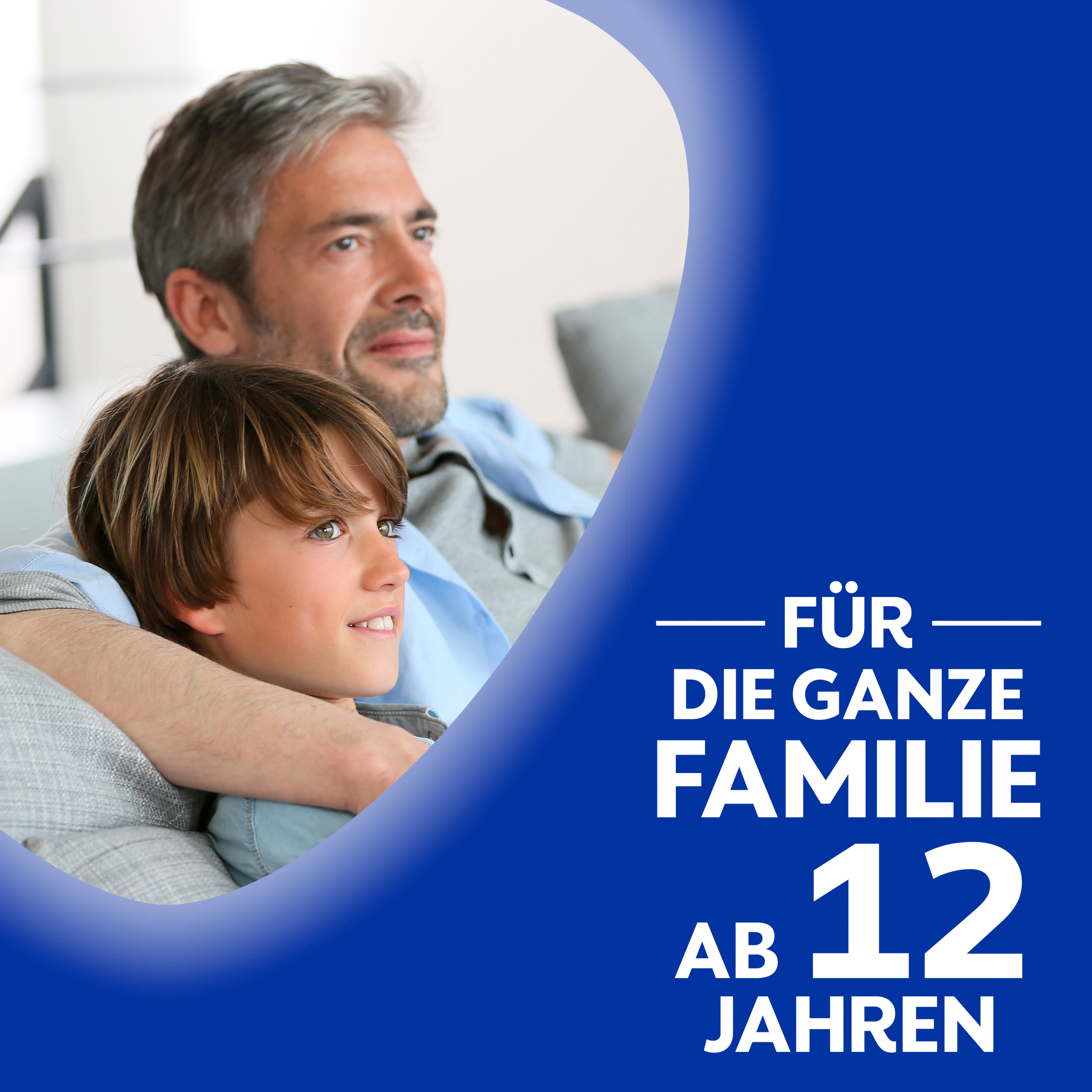 Mann und Junge. Text: Für die ganze Familie ab 12 Jahren.