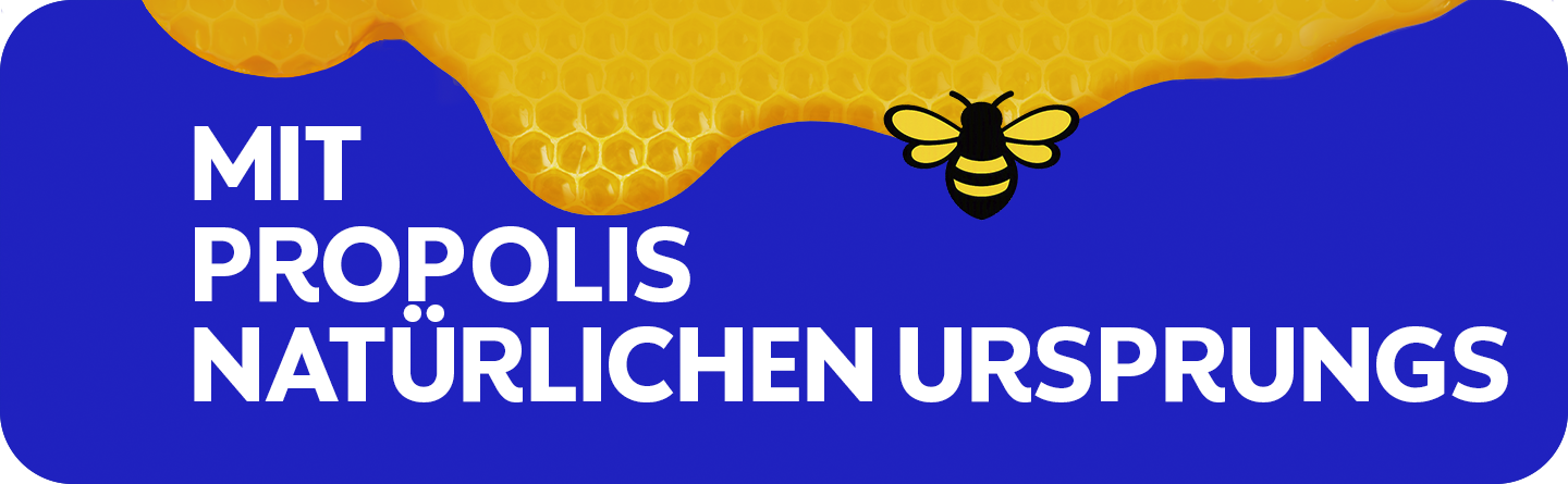WICK ProPolis Rachenspray: 2-in-1 Effekt zur Beruhigung des Rachens. Sprayflasche und Verpackung.