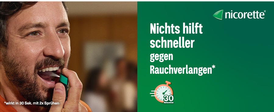 Nicorette Mint Nikotinspray, 2 x 150 Sprühstöße.