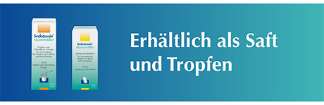 Dosierung Sedotussin Hustenstiller: Kinder 2-13 Jahre nach Gewicht, ab 14 Jahre 34-51 Tropfen.