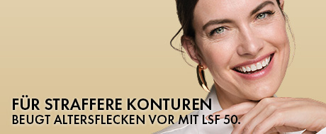 Eine Hand hält einen Tiegel Vichy Neovadiol Magistral Creme LSF 50. Empfohlen von über 80.000 Dermatologen weltweit ist links.