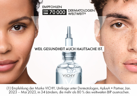 Gesichter. Text: Weil Gesundheit auch Hautsache ist.