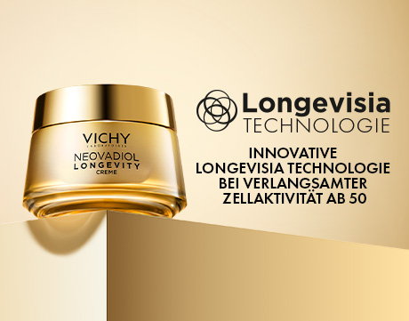 Vichy Neovadiol Longevity Creme und Longevista Technologie.