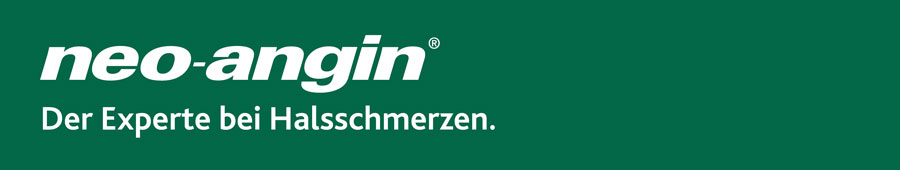 Text: neo-angin®, Der Experte bei Halsschmerzen.