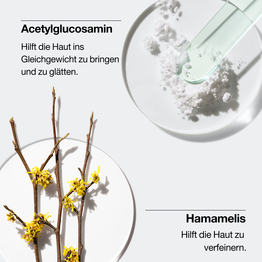 Drei CLINIQUE Produkte. Reinigung, Peeling und Feuchtigkeitspflege. Text und Produktabbildungen.