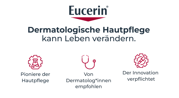 20% Rabatt auf Eucerin Sun Sortiment. Testsiegel und Produktabbildung.