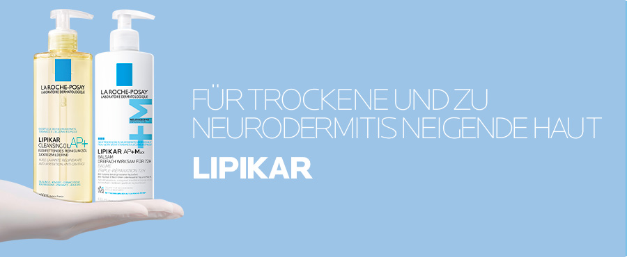 La Roche Posay Lipikar Syndet AP+, Cleansing Oil AP+, Surgras, Intensive Urea 10% Lotion. Reinigung für alle Arten der trockenen Haut.